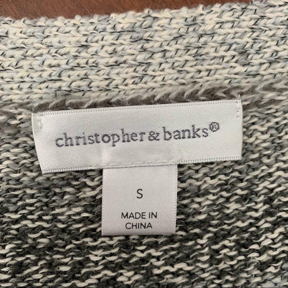 Christopher & Banks Open Front With One Button, B… - image 7